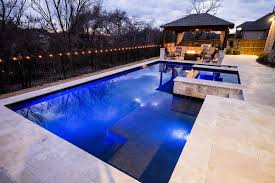 Straight Line Pools Klapprodt Pools Keller Tx Pool Swimming Pool Decks Pool Houses