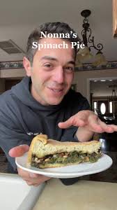 Scrump or Dump: Nonna’s Spinach Pie #fyp #pizza #tastetest #foodie  #foodtiktok #foodreview #italianfood #italia #nonna #food #italianfamily  #italiantraditions #takeaNAIRbreak