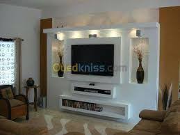 Resultat De Recherche D Images Pour Photo Meuble Tv Faux Placo Wall Tv Unit Design Living Room Tv Unit Designs Tv Wall Design