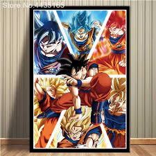 Unique dragon ball posters designed and sold by artists. Series Dragon Ball Z Poster Goku Fighting Japan Anime Posters And Prints Wall Art Picture Living Room Home Ship With Free Shipping Worldwide Weposters Com