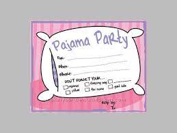 Freely download the printable holiday party invitation for use in birthdays. 16 Slumber Party Invitation Designs Templates Psd Ai Free Premium Templates