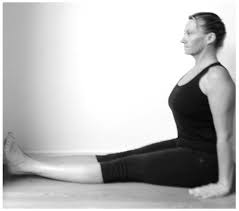 Staff pose (dandasana) gives you the basic alignment used for most other seated yoga poses. Dandasana Wikipedia