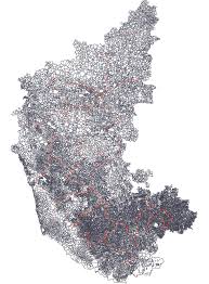 Karnataka travel map, karnataka state map with districts. Village Maps For The State Of Karnataka Indian Village Boundaries Maps
