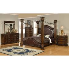 Providence Four Poster Bed With Leather Headboard And Footboard Bedroom Collection Home Headboard And Footboard