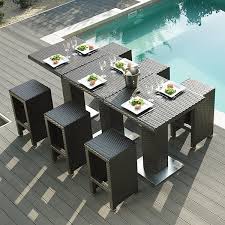 La table de jardin est la pièce maîtresse de votre extérieur ! Table Haute Jardin Dolce Vita La Boutique Desjoyaux
