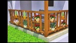 Pagar rumah stenlis minimalis, pagar rumah sederhana minimalis, pagar rumah shabby chic, jenis pagar tembok rumah, pagar tembok rumah hook design pagar minimalis dari tembok yang ramping seumpamanya pas juga digabungkan dengan kayu. Desain Pagar Teras Dari Kayu Minimalis Cantik Youtube