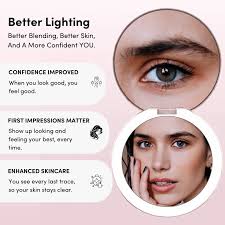 Taylor LED Compact Mirror by Fancii