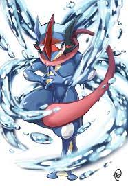Ash Greninja Pokemonfusion Pokemon Firered Pokemon Kalos Cute Pokemon Wallpaper