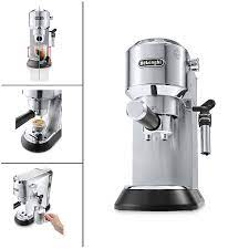 Delonghi coffee machine instruction manual. De Longhi Dedica Deluxe Espresso Machine Stainless Steel Ec685m London Drugs