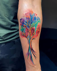 Nastasia felici · 4 years ago · art. Watercolor Tree Tattoo By Ondrash 2 Kickass Things