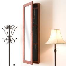 Maybe you would like to learn more about one of these? Southern Enterprises 48 1 4 In X 14 1 2 In Wall Mounted Jewelry Armoire With Mirror In Cherry Vm5061 The Home Depot Wall Mounted Jewelry Armoire Mirrored Armoire Jewelry Mirror