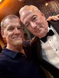 Look who' dining at Filomena! Josh Brolin.