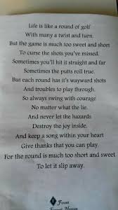 Golf Poem Golf Quotes Golf Tips Golf Rules