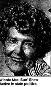 Winnie Mae “Sue” French Shaw (1905-1997)
