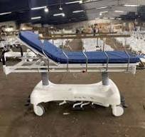 YXZ-E-4 Hydraulic Patient Transfer Trolley with Aluminum Alloy Side Rail  Transport Stretcher for Hospital Use
