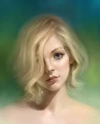 Short, of medium scar, beard, moustache, freckles b) choose a character. Beautiful Girl Blonde Short Hair Face Painting Original Wallpaper 1440x1779 820597 Wallpaperup