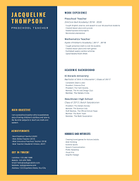 We did not find results for: Yellow Blue Simple Pattern Preschool Teacher Resume