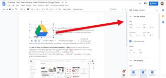 This icon features rounded edges and the fold used on other google drive apps. Fix An Image To A Certain Location In Docs G Suite Tips
