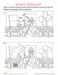 Spot The Differences In The Aircraft Cabin Worksheet Education Com Kindergarten Math Worksheets Education Com Worksheets
