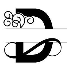 Download Silhouette Design Store Search Designs Floral Monogram D