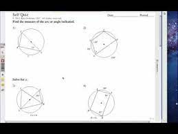 In the figure, mm 180∠+∠= °acand m m 180.∠bd+∠= ° answer the following questions to prove the theorem about How To Study Central And Inscribed Angles Of A Circle Self Quiz 1 Youtube