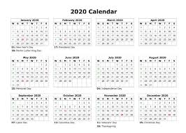 Free Printable 2020 Calendar Template Pdf Word Excel Page Blank 12 M In 2020 Printable Yearly Calendar Free Printable Calendar Templates Monthly Calendar Template