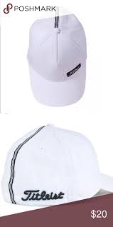 Titleist West Coast Fitted Hat In White Fitted Hats Golf Fashion Hats