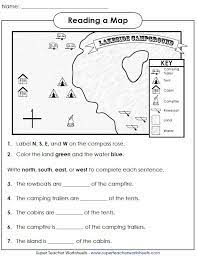 These worksheets prompt creative ideas and guide your students to transform their ideas into a simple storyline. Reading A Map Cardinal Directions Map Skills Worksheets 3rd Grade Social Studies Social Studies Worksheets