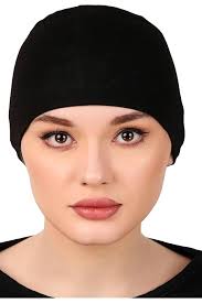 Buy CONFIRTINO Women's Silky Soft Skin Friendly Bamboo Viscose Women Sleep  Cap (Black) at Amazon.in