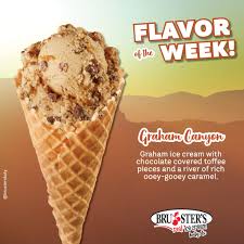 🌟Flavor of the Week: Graham Canyon 🌟 Get ready to dig into a canyon of  deliciousness! 🏞️ Our Graham Canyon ice cream is a masterpiece of  flavor—smooth graham-flavored ice cream loaded with
