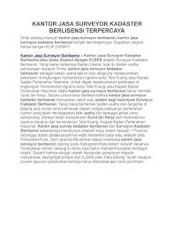 0 ratings0% found this document useful (0 votes). Kantor Jasa Surveyor Kadaster Berlisensi Terpercaya By Dela Ddv Issuu