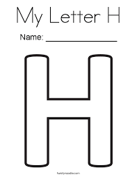 Color in graffiti number nine/9. Things That Start With The Letter H Coloring Pages Coloring Home