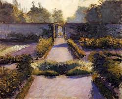 Gustave Caillebotte Le Jardin Potager Yerres Yerres Garden Painting Landscape Paintings