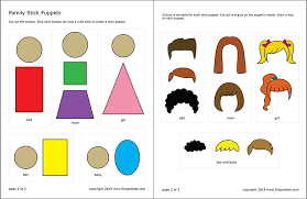 Free Printable Popsicle Stick Puppets
