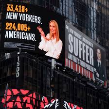 Watch the 2019 times square ball drop live stream. Times Square Billboards With Ivanka Trump And Jared Kushner Stir Skirmish The New York Times