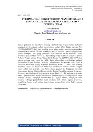 Lantas bolehkah meminta nafkah anak kepada mantan suami setelah bercerai? Pdf Pertimbangan Hakim Terhadap Tanggung Jawab Tergugat Dalam Pemberian Nafkah Pasca Putusan Cerai