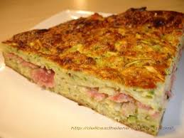 Clafoutis De Jambon Et De Courgettes Au Basilic Ww Les Delices D Helene Recettes De Cuisine Recette Recette Allegee