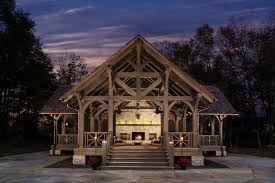 Timber pavilions manufacture bespoke, top quality timber clubhouses with a high standard specification. The Wirrig Pavilion Modern Home In Ohio By Oakbridge Timber Framing On Dwell