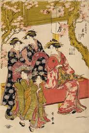 Kitagawa Utamaro Japanese Artist Painting 16th Century Courtesans Feudal Japan Japan Painting Japan Art Japanese Printmaker