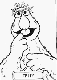 Free printable valentine coloring sheets for kids. Telly Coloring Page Cartoon Coloring Pages Sesame Street Coloring Pages Monster Coloring Pages