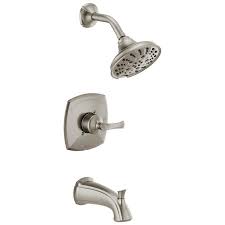 Delta Sandover Spotshield Brushed Nickel 1 Handle Bathtub And Shower Faucet In 2020 Shower Faucet Faucet Single Sink Bathroom Vanity