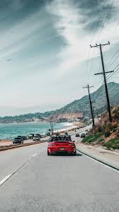 Wallpaper For Android And Iphone Road Car Sea Wallpaper Backgrounds Beautiful Wallpapers Backgrounds Iphone Background Wallpaper