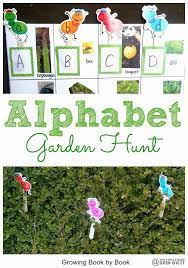 Alphabet Garden Hunt Preschool Garden Alphabet Activities Alphabet Preschool