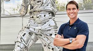 Meet jordi diez, sculpture artist who made rafa nadal statue.the statue is 6 metres(20 feets) tall made of steel.join this channel to get access to perks:htt. French Open Big Three In Same Half Of Draw Telegraph India
