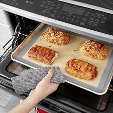 2 Pack Non Stick Silicone Baking Mat Toaster Oven Liner Cookie Sheet 16 5 X 11 5 Baking Mat Toaster Oven Silicone Baking