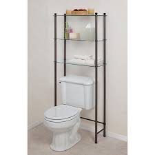 L Etagere Over The Toilet Space Saver In Oil Rubbed Bronze Toilet Storage Bathroom Shelves
