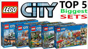 Lego City Top 5 Biggest Sets Of All Time - Lego Speed Build Review - Youtube