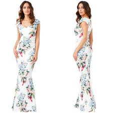Maybe you would like to learn more about one of these? Vestito Lungo Cerimonia Fantasia Floreale Goddiva Lorcastyle