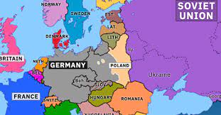Map of poland prior to german invasion august 1939. Invasion Of Poland Historical Atlas Of Europe 16 September 1939 Omniatlas