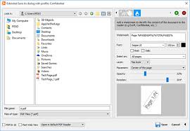 Add A Digital Text Watermark With Page Numbers To A Document Using Pdf Impress Digital Text Ads Digital Signing